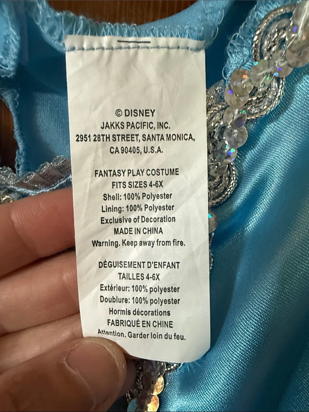 Cinderella Princess Girls' Costume Dress